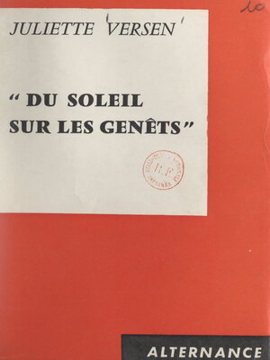 cover image of Du soleil sur les genêts